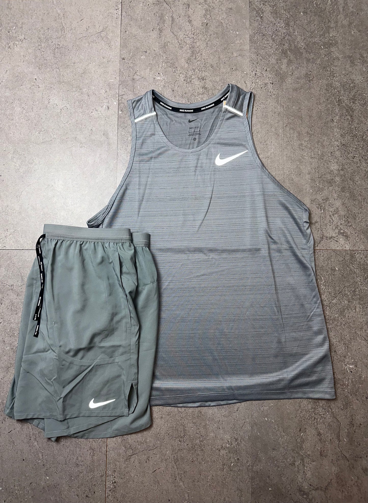 Nike Miler 1.0 ‘Grey’ Vest Set